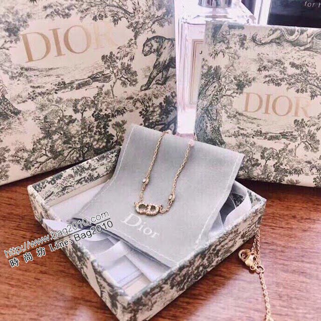 Dior新款飾品 迪奧CD項鏈 Dior珍珠鎖骨  zglv1948